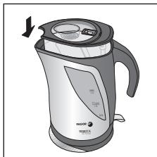 FAGOR TK-600 - Dzialanie z zestawem filtrujacym BRITA - 2