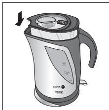FAGOR TK-600 - Fonctionnement avec la cartouche filtrante BRITA - 2