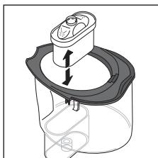 FAGOR TK-600 - Fonctionnement avec la cartouche filtrante BRITA - 1