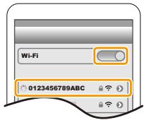 PANASONIC DMC TZ57 - En utilisant un SSID et un mot de passer pour configurer une connexion - 1