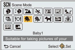 PANASONIC DMC TZ57 - Pour prendre des photos qui correspond à la scène enregistrée (Mode Scène) - 1