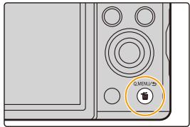 PANASONIC DMC TZ57 - Selectionnez l'image à effacer, puis appuyez sur [巾]. - 1