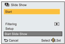 PANASONIC DMC TZ57 - Appuyez sur / pour Sélectionner [Démarrer] puis appuyez sur [MENU/SET]. - 1