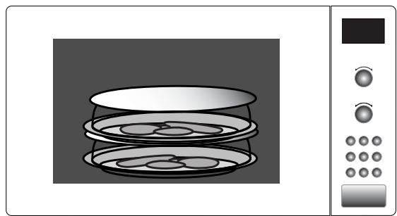 FAGOR MW4-245GEX  - 01-05 - The DUO function : dual level reheating - 1