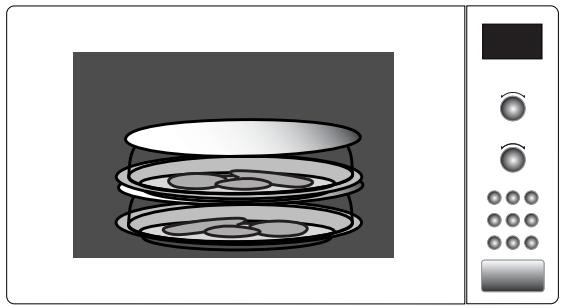 FAGOR MW4-245GEX  - 01-05 - Fonction DUO : réchauffage à 2 niveaux - 1