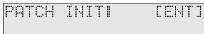 ROLAND JUNOD - Initialiser les paramètres d'un PATCH (PATCH INITIALIZE) - 2