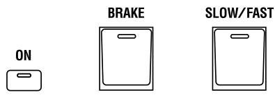 ON BRAKE SLOW/FAST
