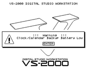ROLAND VS2000CD - Sauvegarde de la mémoire - 1
