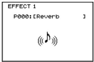 ROLAND VS2000CD - Affichage des algorithms EFFECT - 1