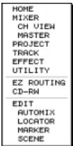 ROLAND VS2000CD - Bouton de menu déroulant - 1