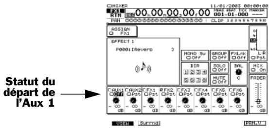 ROLAND VS2000CD - Ajout d'effets au mixage de casques - 1