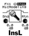 ROLAND VS2000CD - Insertion d'effets sur une voie d'entrée ou de piste - 4