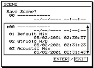 ROLAND VS2000CD - Sauvegarde d'une scène en mode protégé - 1