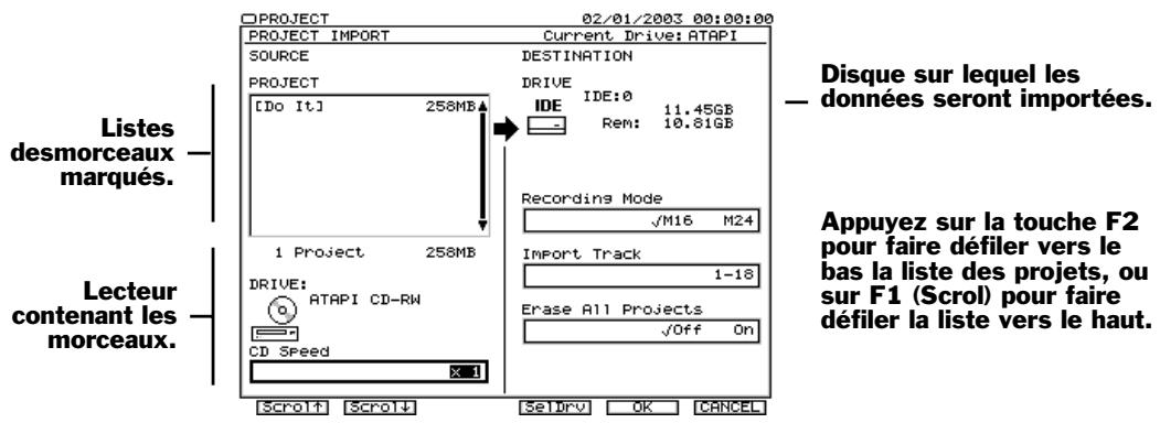 ROLAND VS2000CD - Importer un morceau d'un v-studio plus ancien - 2