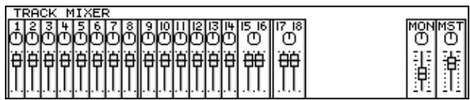 ROLAND VS2000CD - Utilisation de l'écran fader/pan - 1