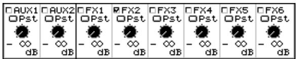 ROLAND VS2000CD - Réglages aux et FX send - 1