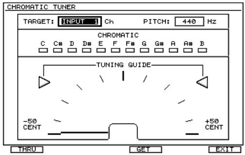 ROLAND VS2000CD - Accorder un instrument avec l'accordeur du vs-2000 - 1