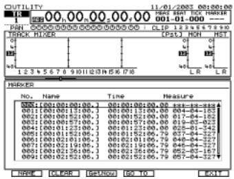ROLAND VS2000CD - Édition des marqueurs - 2