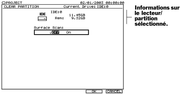 ROLAND VS2000CD - Suppression d'un lecteur/partition - 1