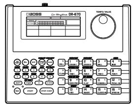 ROLAND BR-1180CD - Importer des données de boîtes à rythmes externes sous forme de motifs rythmiques - 1