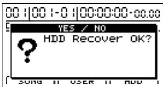 ROLAND BR-1200CD - Chargement de toutes les données archivées d'un disque dur (HDD Recover) - 3