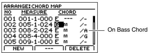 ROLAND BR-1200CD - Modifier ou déplacer des accords - 2