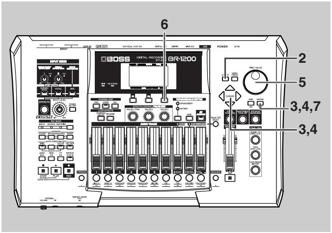 ROLAND BR-1200CD - Initialiser une seule partition - 1