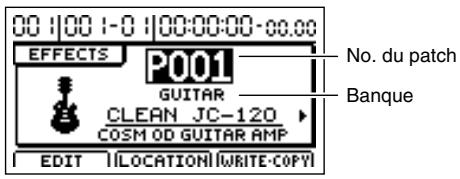 ROLAND BR-1200CD - Appuyez sur [EFFECTS]. - 1