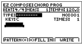 ROLAND BR-1200CD - Appuyez sur [F2] (=>CHORD). - 1