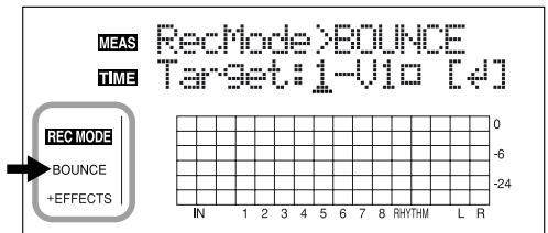 ROLAND BR-864 - Report de pistes - 2