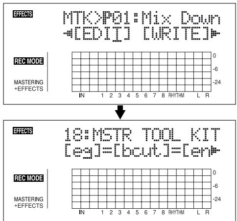 ROLAND BR-864 - Édition des réglages du Mastering Tool Kit - 2