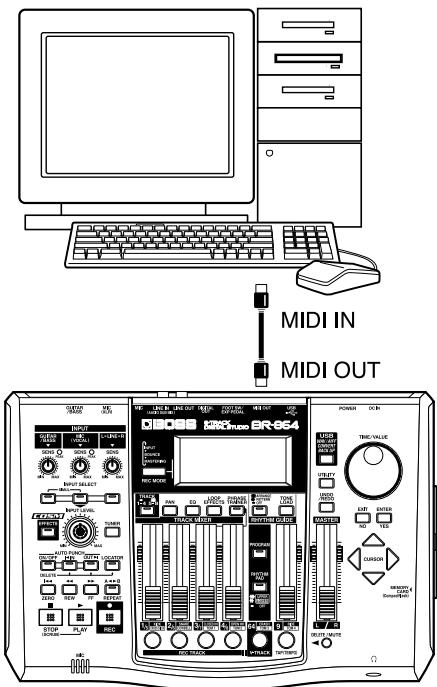 ROLAND BR-864 - Gestion d'appareils MMC depuis le BR-864 - 1
