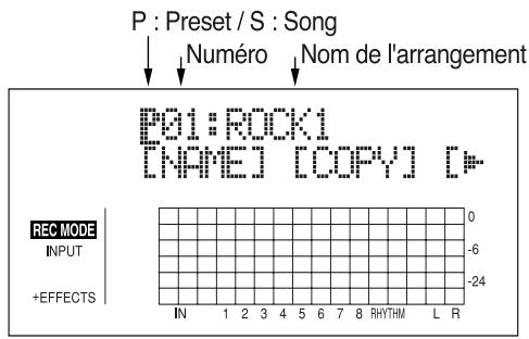 ROLAND BR-864 - Sélection des arrangements - 1
