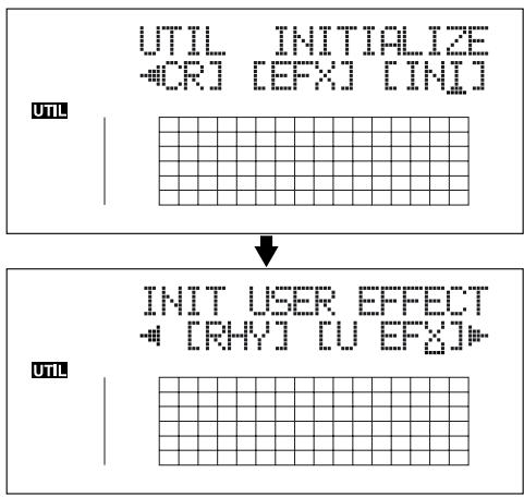 ROLAND BR-864 - Initialisation des réglages d'effets - 2