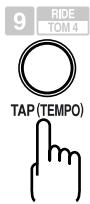 ROLAND BR-864 - Saisie par tap du tempo des arrangements ou Patterns - 1