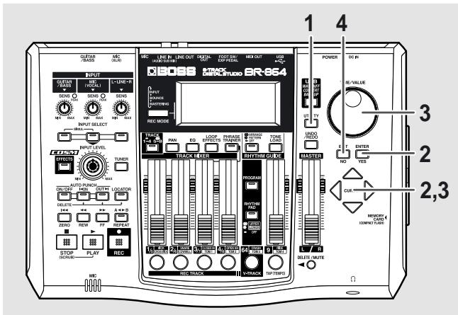 ROLAND BR-864 - Désactivez le micro interne - 1