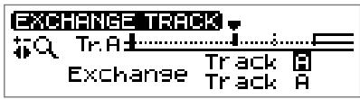 ROLAND CD-X1 - Échanger le contenu des pistes de séquence — fonction exchange track - 2