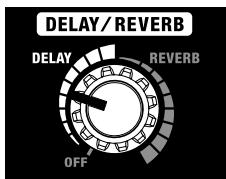 ROLAND CUBE-30 BASS - Bouton delay/reverb - 1