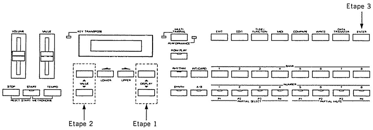 ROLAND D-10 - 2) Effacement - 1