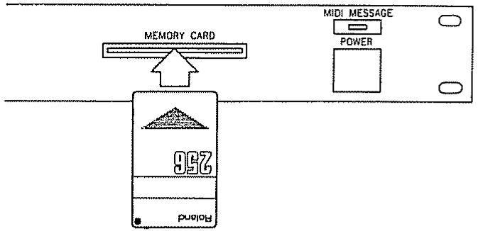 ROLAND D110 - Transfert des données en utiliser une carte de mémoire - 1