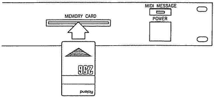 ROLAND D110 - Carte de mémoire - 1