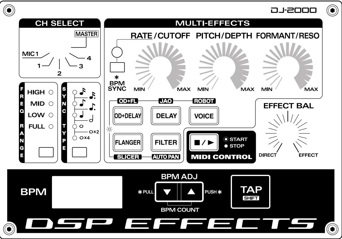 ROLAND DJ-2000 - AUTO PAN - 3