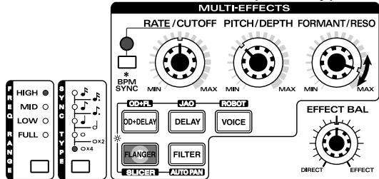 ROLAND DJ-2000 - FLANGER - 1