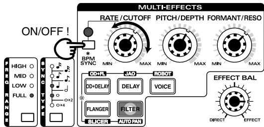 ROLAND DJ-2000 - FILTER - 1
