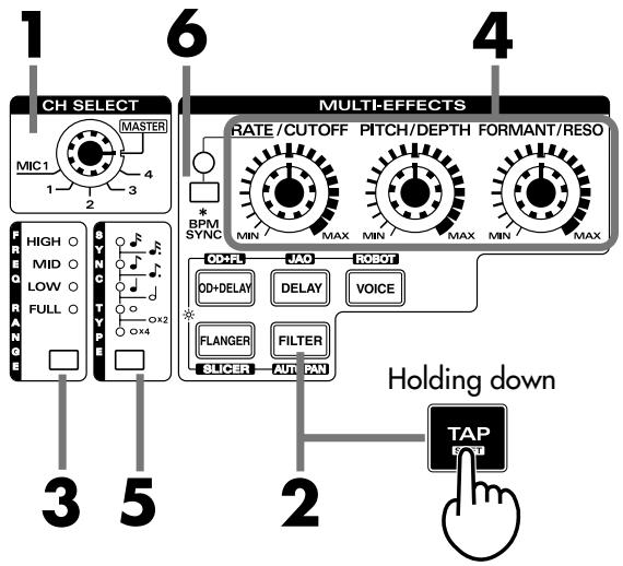 ROLAND DJ-2000 - AUTO PAN - 1