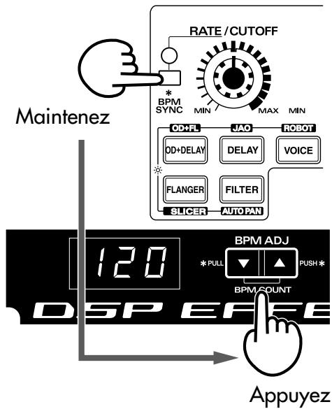 ROLAND DJ-2000 - Calage de la synchronisation d'appareils MIDI externes (2) - 1