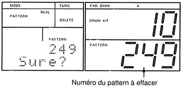 ROLAND DR-660 - Suppression d'un pattern rythmique - 1