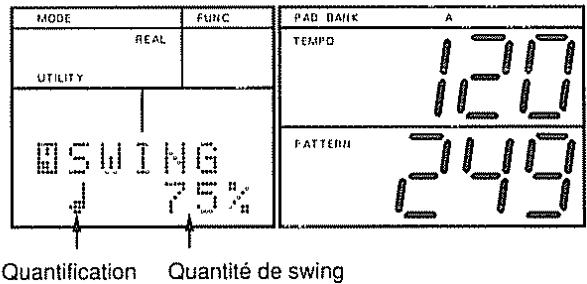 ROLAND DR-660 - - Quantité de swing (50% / 54% / 58% / 62% / 67% / 71% / 75% / 80%) - 2