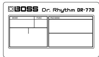 BOSS Dr. Rhythm DR-770 MODE FUNC PAD BANK