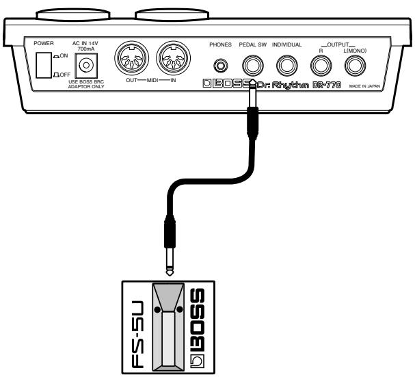 POWER AC IN 14V 700mA OFF USE BOSS BRC ADAPTOR ONLY OUT—MIDI—IN PHONES PEDAL SW INDIVIDUAL OUTPUT R LIMONO DBOSSE Dr.Rhythm 38-770 MADE IN JAPAN FS-SU DBOSSE